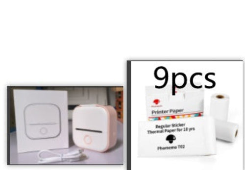 Portable Mini Thermal Label Printer Home Photo Printer Student Wrong