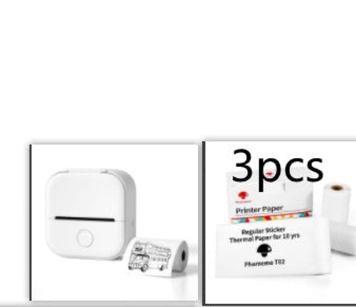 Portable Mini Thermal Label Printer Home Photo Printer Student Wrong