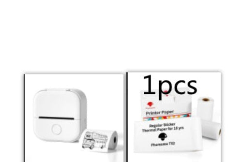 Portable Mini Thermal Label Printer Home Photo Printer Student Wrong