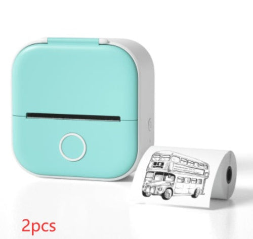 Portable Mini Thermal Label Printer Home Photo Printer Student Wrong