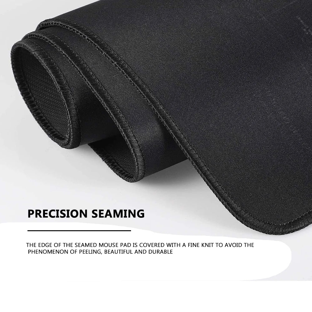 The Great Wave Off Kanagawa Black Gaming Mouse Pad Cushions Non-slip Pad Pad on The Table Carpet Gamepad Desk Gadget Mouse Mat