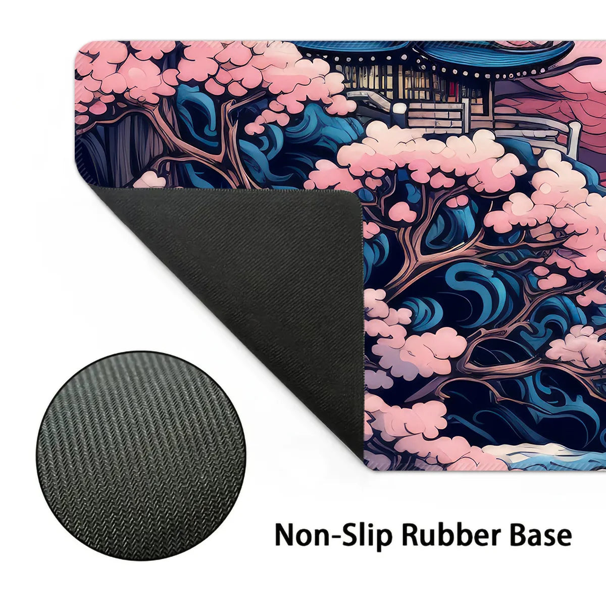 XXL Custom Branded High Quality Gaming Mouse Pad Durable Rubber Desk Pad with Stitched Sublimation Logo