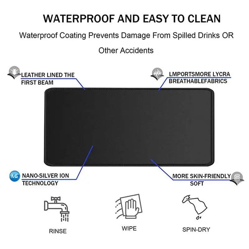 Japanese The Great Wave off Kanagawa Mouse Pad Large Computer Office Game Table Mats XL Rubber HD Gaming Mousepads Long Desk Mat