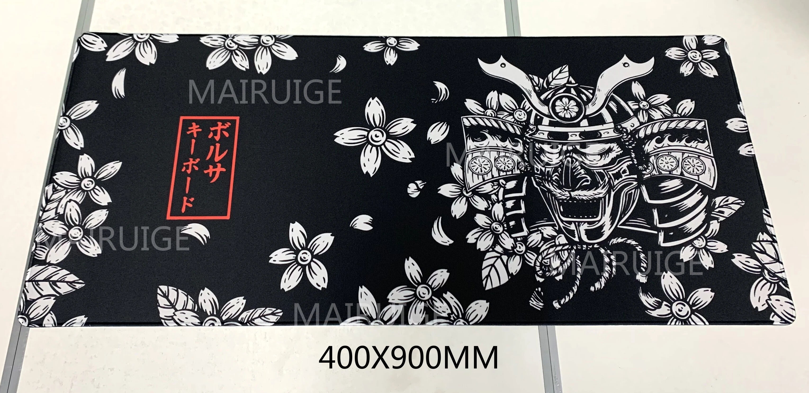 Japanese Style Pink Sakura Mouse Pad Black White XXL Gaming Office Mats Large Desk Mat Torii Art Rugs Laptop Gamer Table Cushion