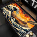 Japanese The Great Wave off Kanagawa Mouse Pad Large Computer Office Game Table Mats XL Rubber HD Gaming Mousepads Long Desk Mat