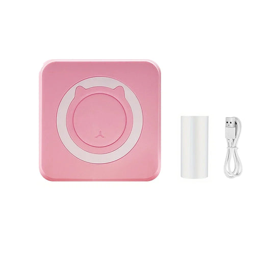 Portable Mini Thermal Printer Wirelessly BT 203dpi Photo Label Memo