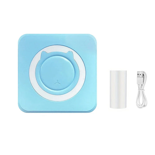 Portable Mini Thermal Printer Wirelessly BT 203dpi Photo Label Memo