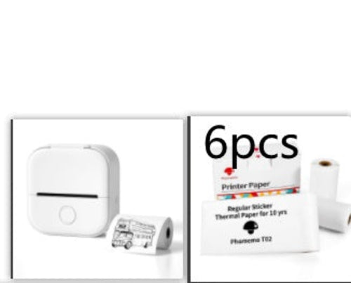 Portable Mini Thermal Label Printer Home Photo Printer Student Wrong