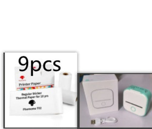 Portable Mini Thermal Label Printer Home Photo Printer Student Wrong